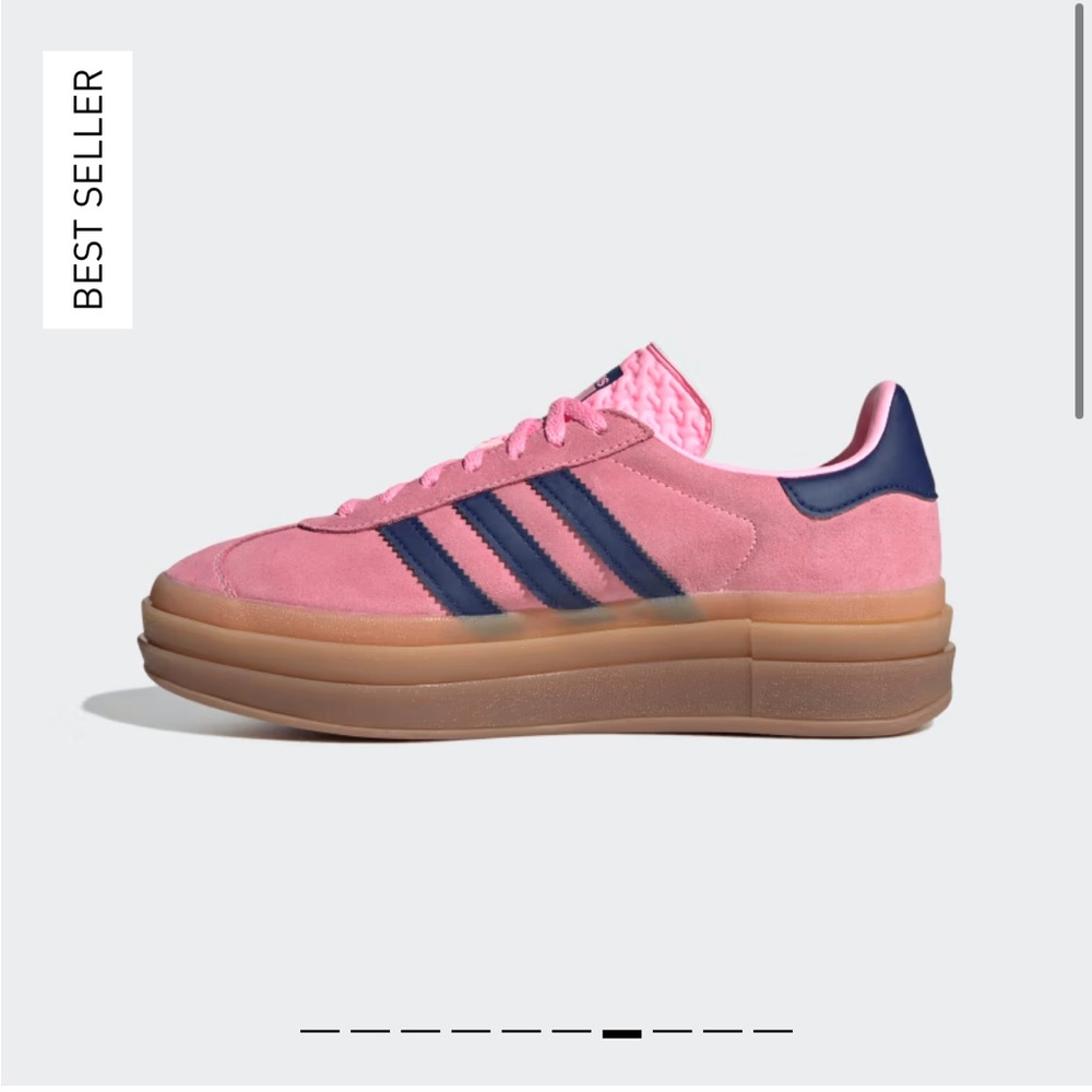 Adidas Gazelle Bold Pink Glow 7.5